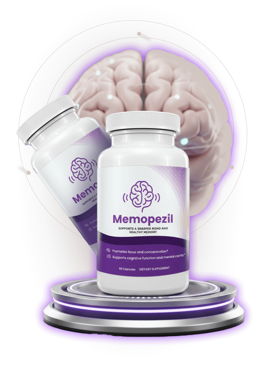 Memo-Pezil Supplement Bottle
